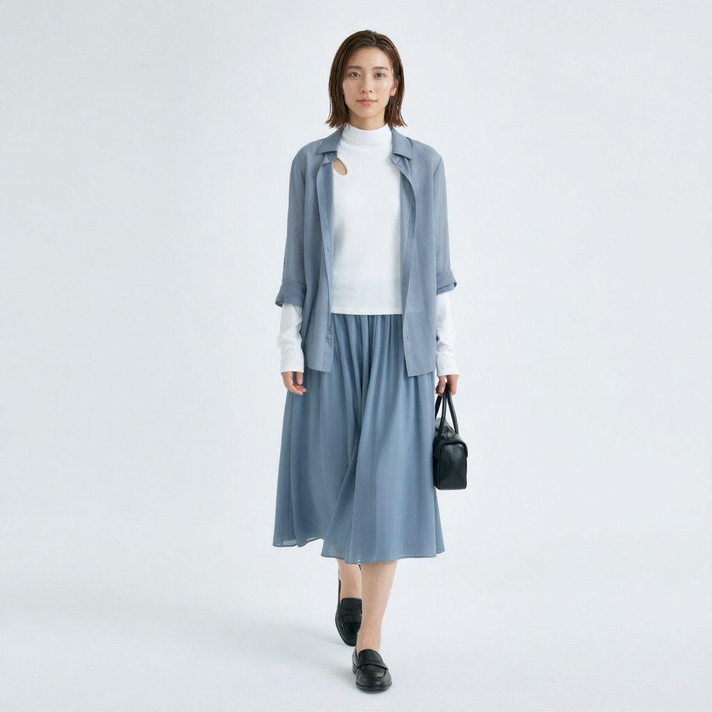 細見え フィット 透かしデザイン ストレッチ インナー