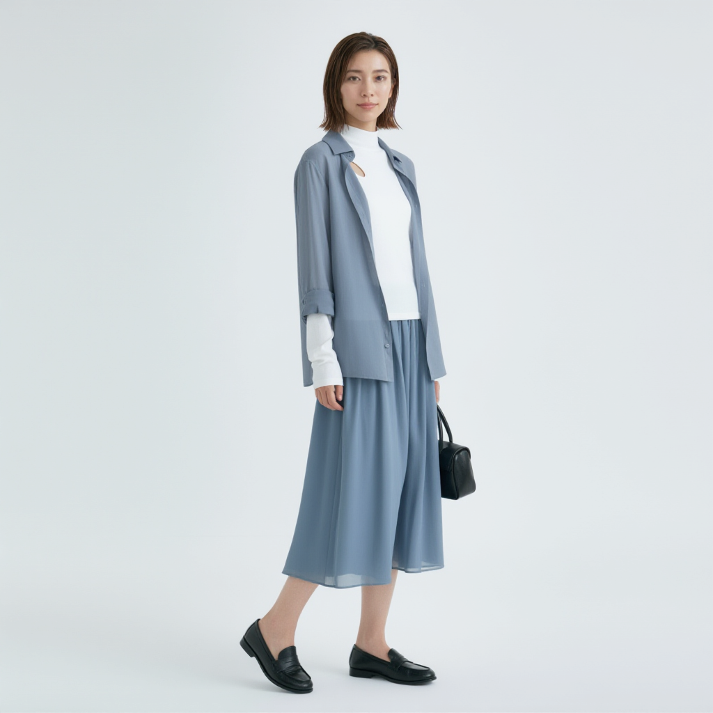細見え フィット 透かしデザイン ストレッチ インナー
