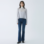 ヴィンテージ風 フィットシルエット フェイクレイヤード シフォン セットアップ　