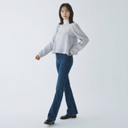 ヴィンテージ風 フィットシルエット フェイクレイヤード シフォン セットアップ　