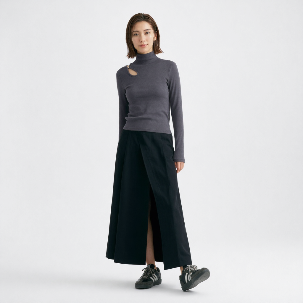 細見え フィット 透かしデザイン ストレッチ インナー