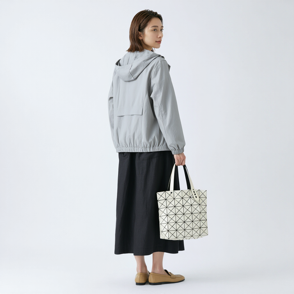 リラックス感 ワイド フェイクレイヤード 綿麻 ワイドパンツ