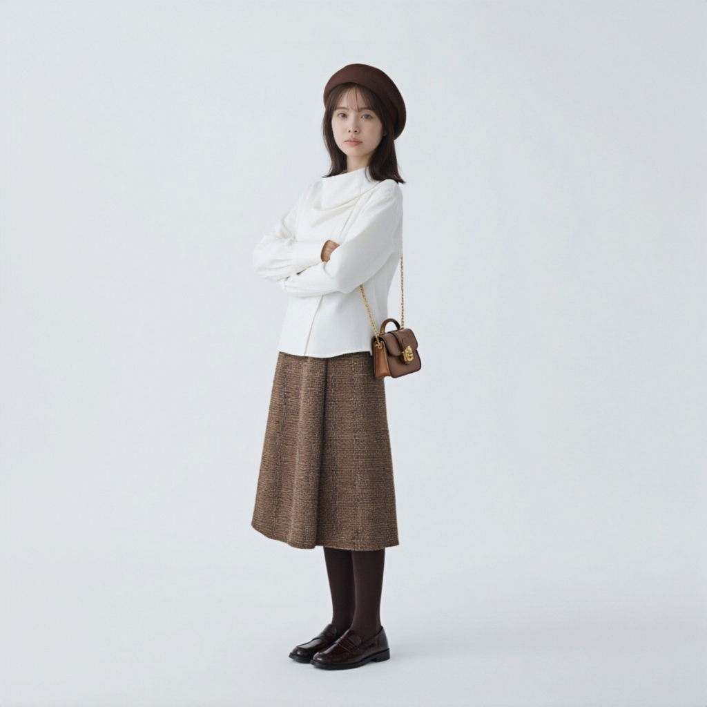 ゆったり リラックス フロントボタン ドレープシャツ