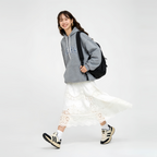 レトロ透かし編みニットAラインスカート