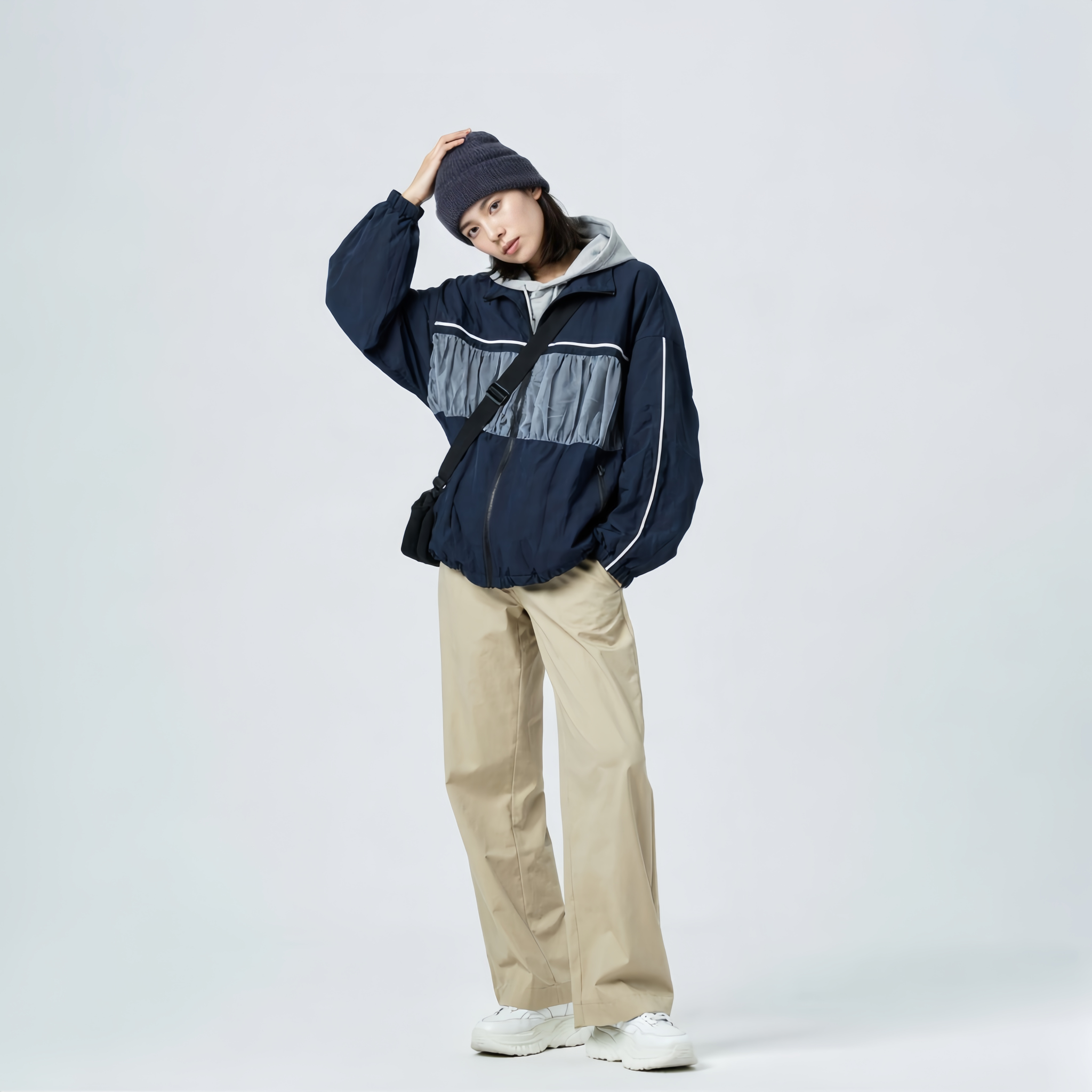 シンプルルーズジャケット