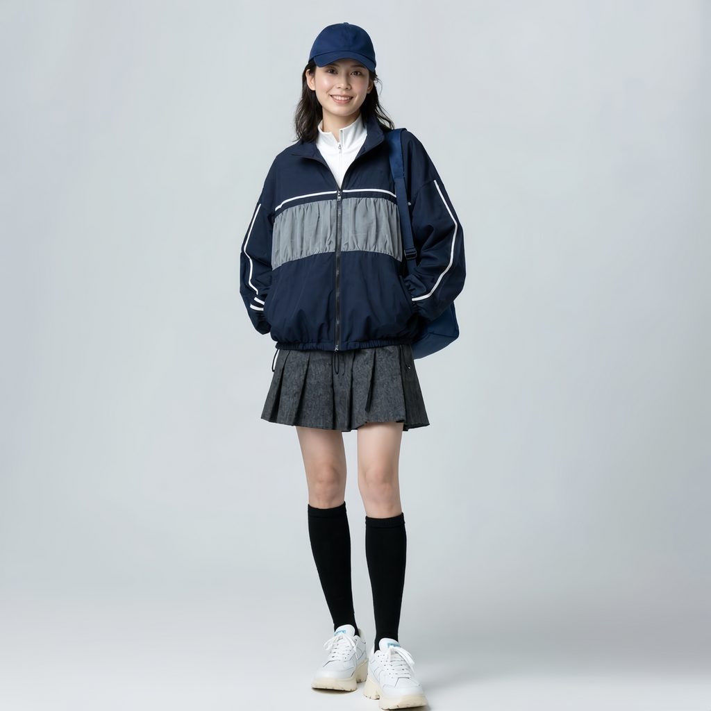 シンプルルーズジャケット