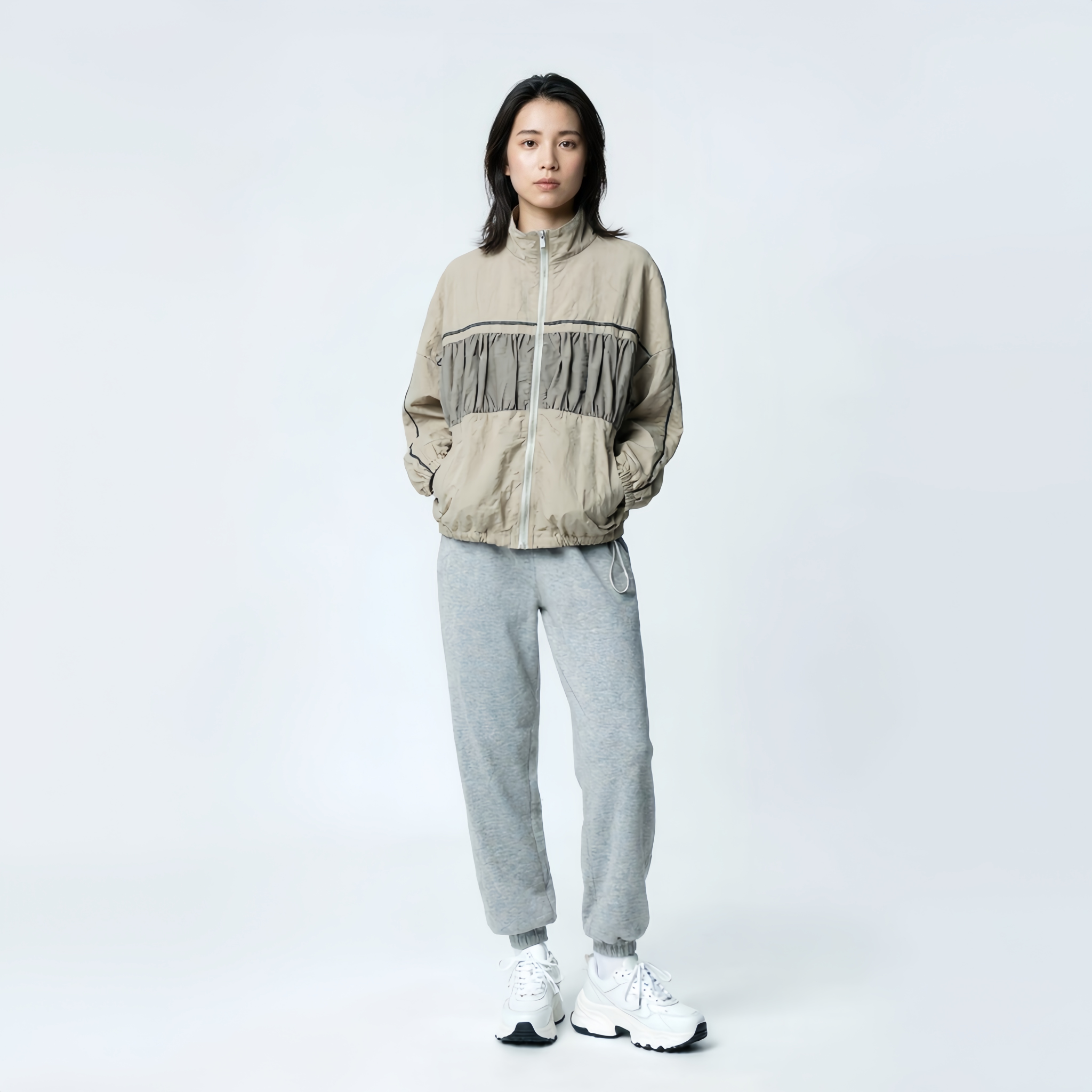 シンプルルーズジャケット