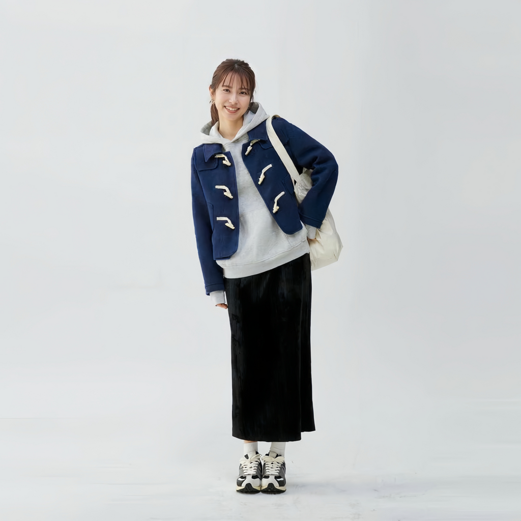 ロングフィッシュテールローワールベルベットスカート