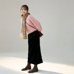 ロングフィッシュテールローワールベルベットスカート