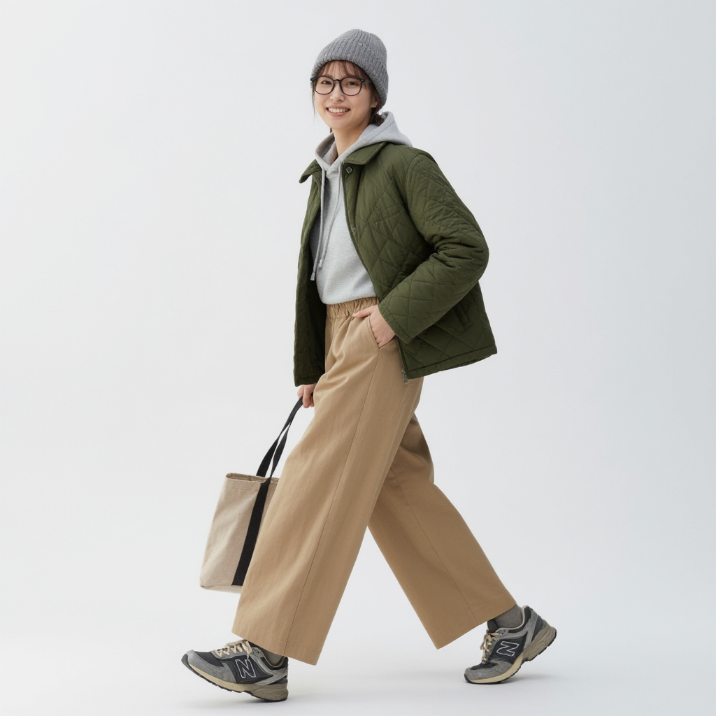 ドレープハイウエストワイドパンツ