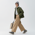 ドレープハイウエストワイドパンツ