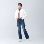 シンプルストレートデニム