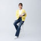シンプルストレートデニム