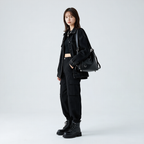 レトロ 2WAY 切り替え 大容量 トートバッグ